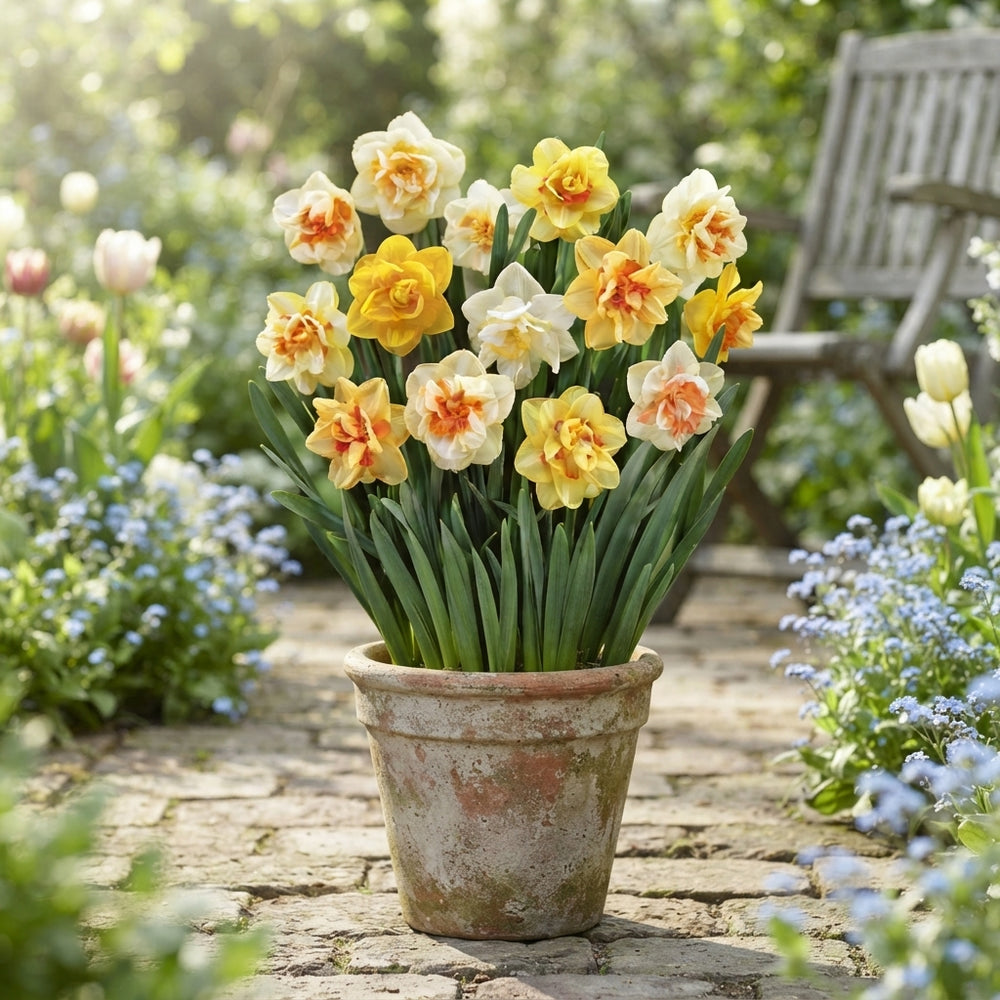Mixed Double Narcissus Flower Bulbs – Size 14/16