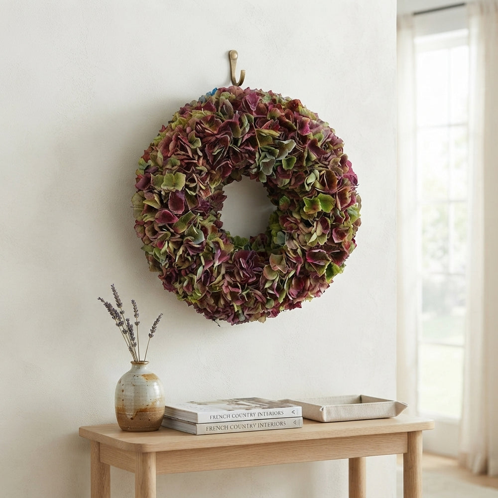 Amethyst Hydrangea Wreath – 35cm