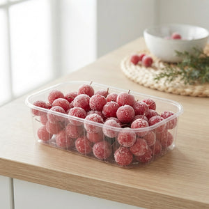 Red Wax Apple Christmas Decoration