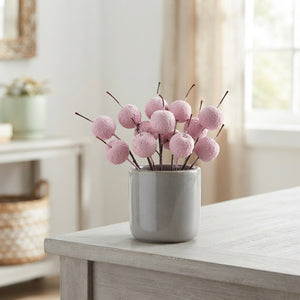 Grey Wax Apple Decoration