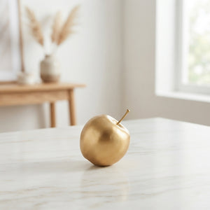 Gold Wax Apple Decorative Fruit