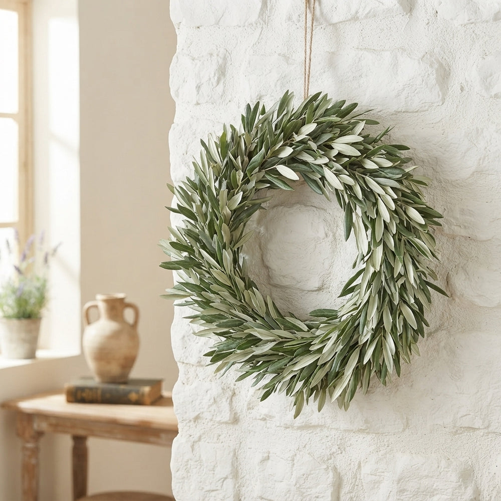 Mixed Olive Wreath – 20cm