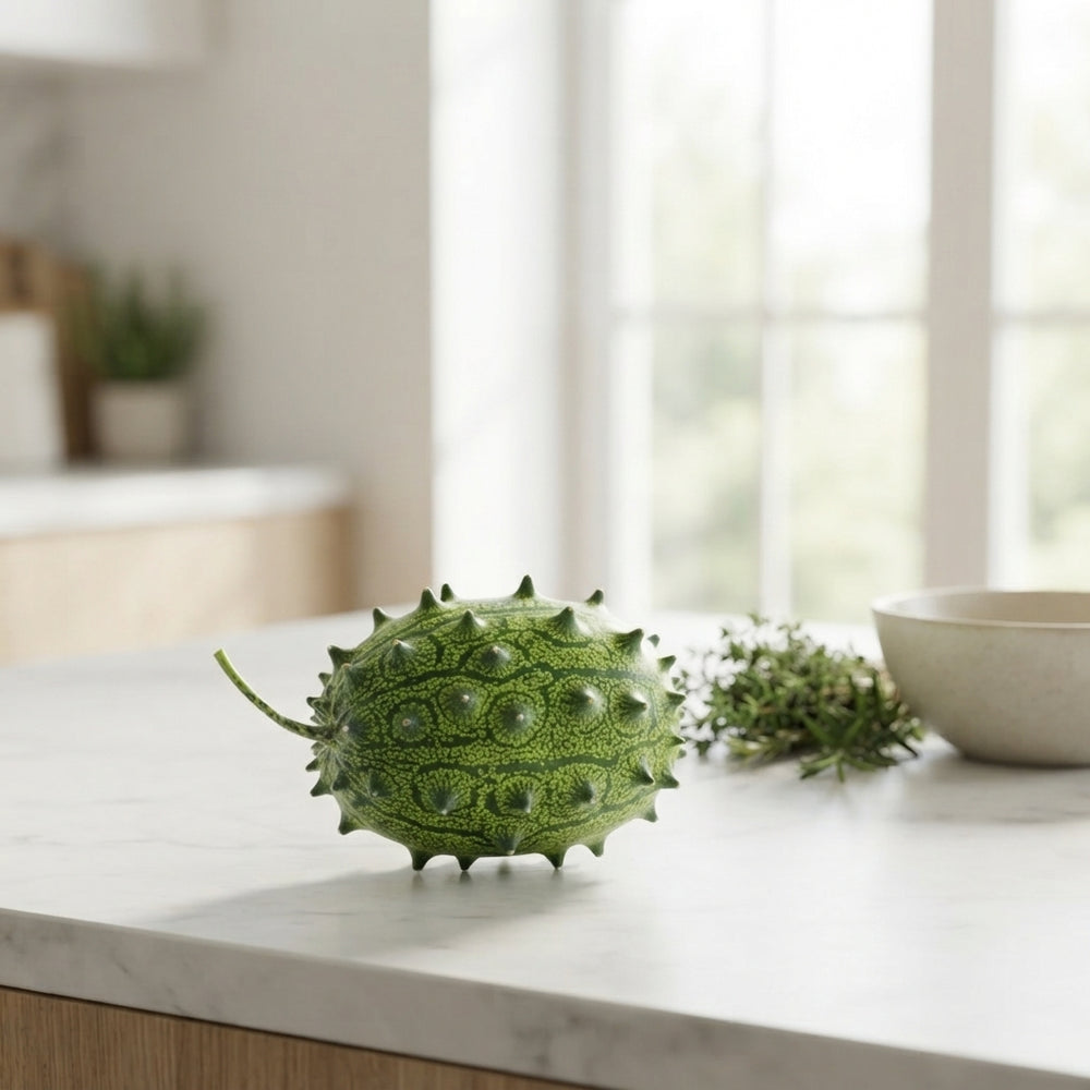 Decorative Green Kiwano Fruit