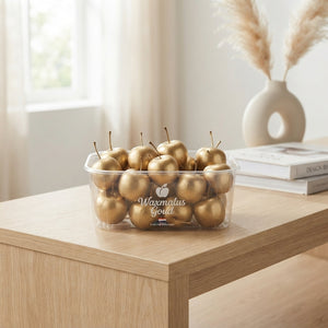 Gold Wax Apple Decorative Stems