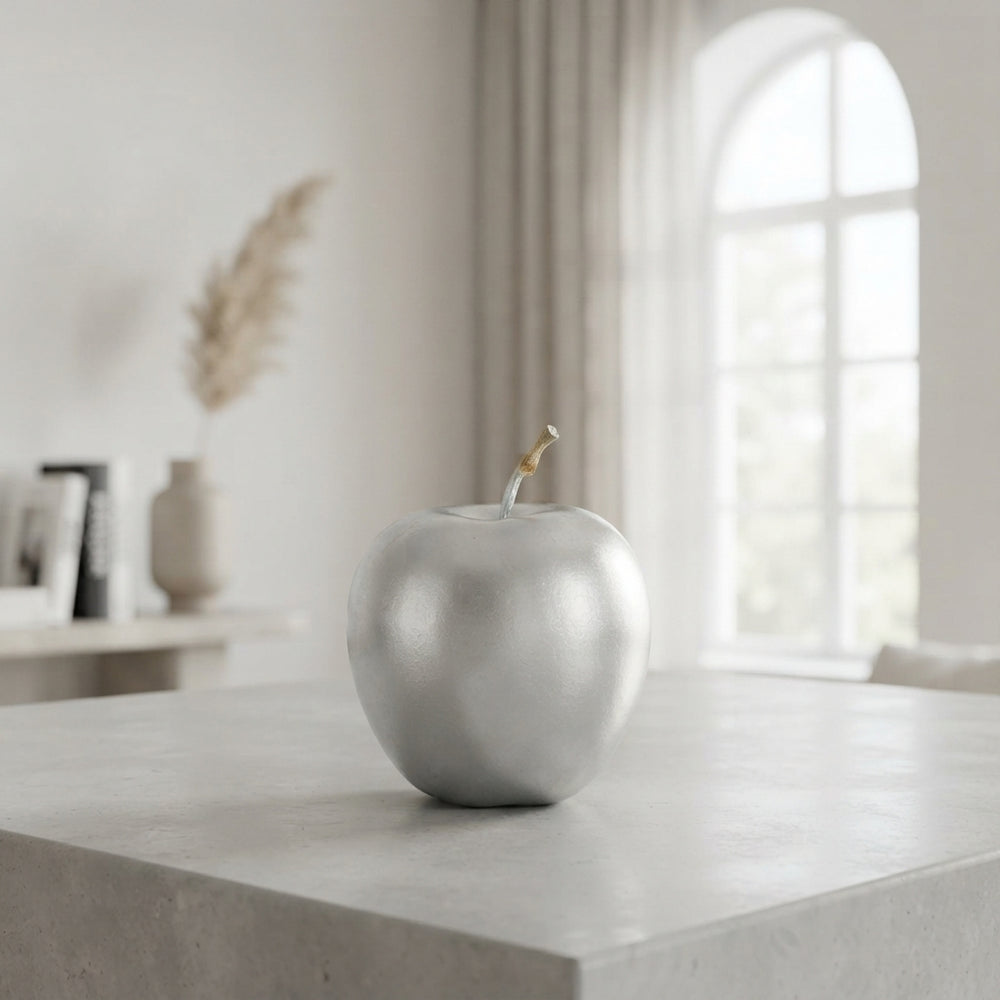 Silver Wax Apple Decorative Stem