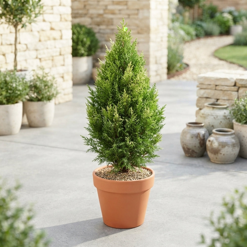 Mixed Outdoor Conifer Plant – 13cm Pot, 50cm High