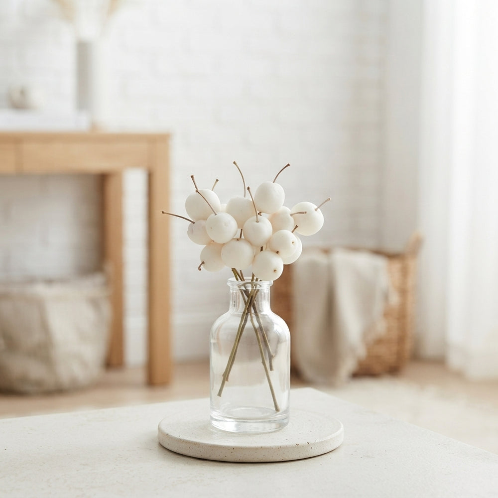 White Waxflower Decorative Stems