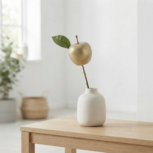 Gold Wax Apple Decorative Stem