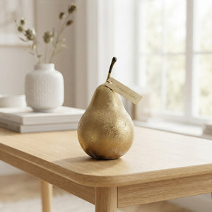 Gold Wax Flower Decorative Stem