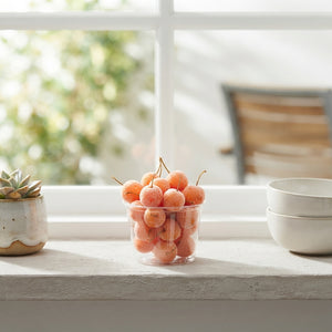 Orange Wax Flower Decoration