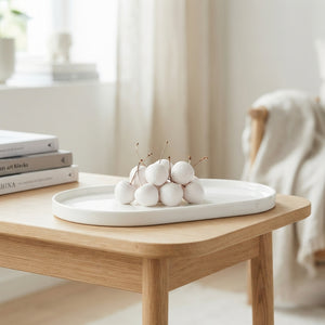 White Wax Apple Branches – Decorative Bunch