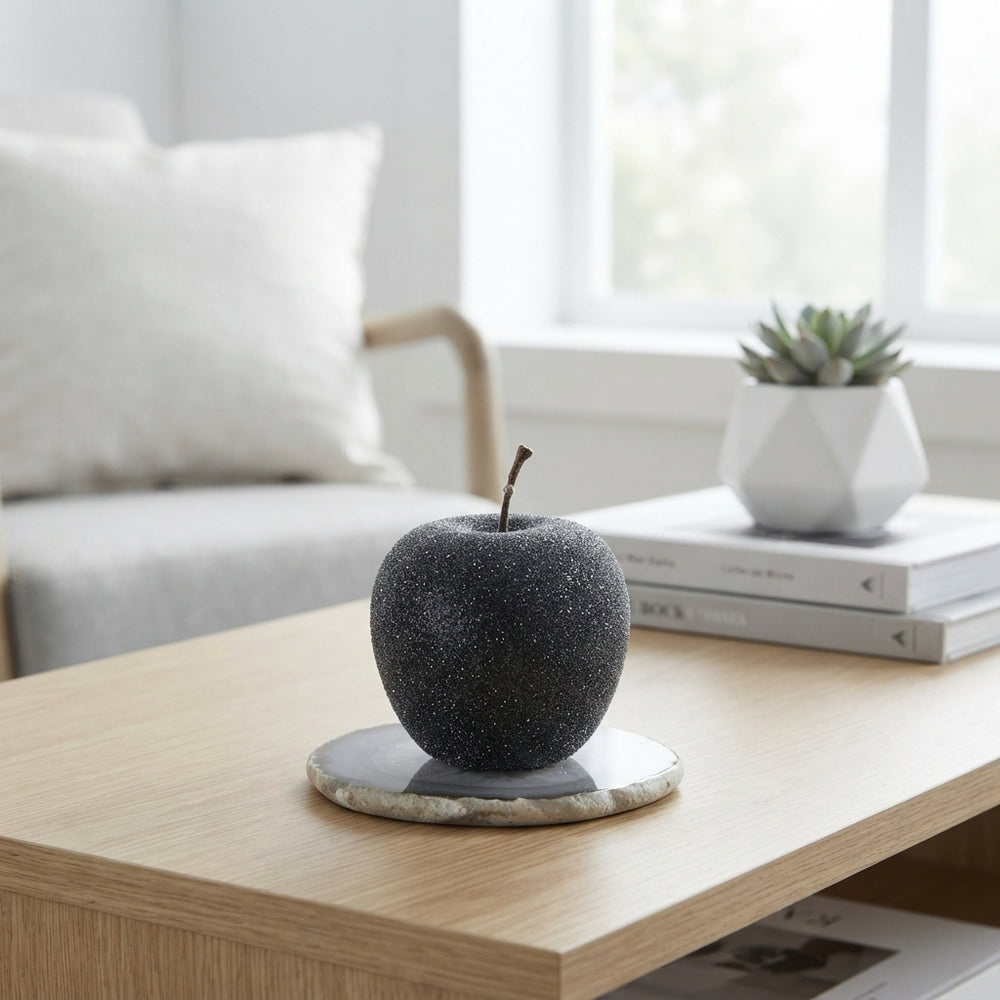 Black Wax Apple Decorative Fruit