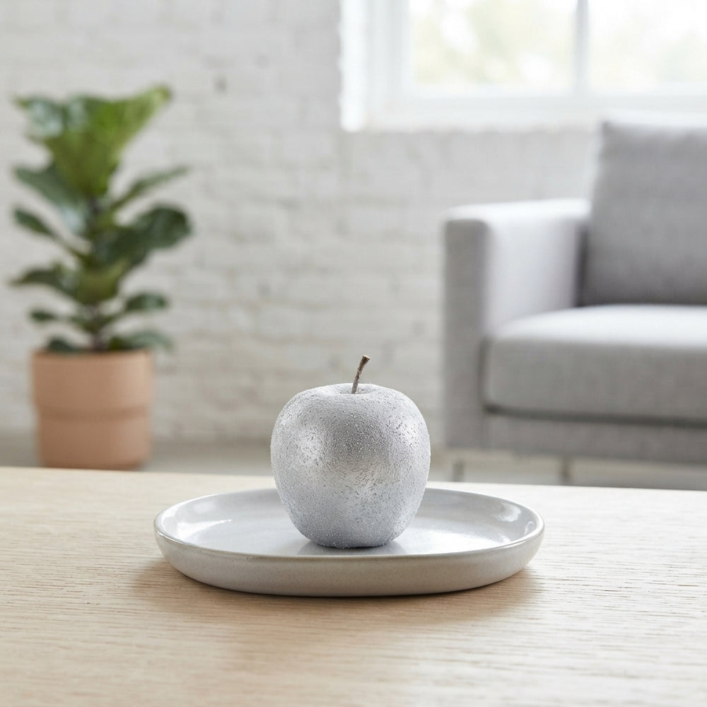 Silver Wax Apple Decorative Stem