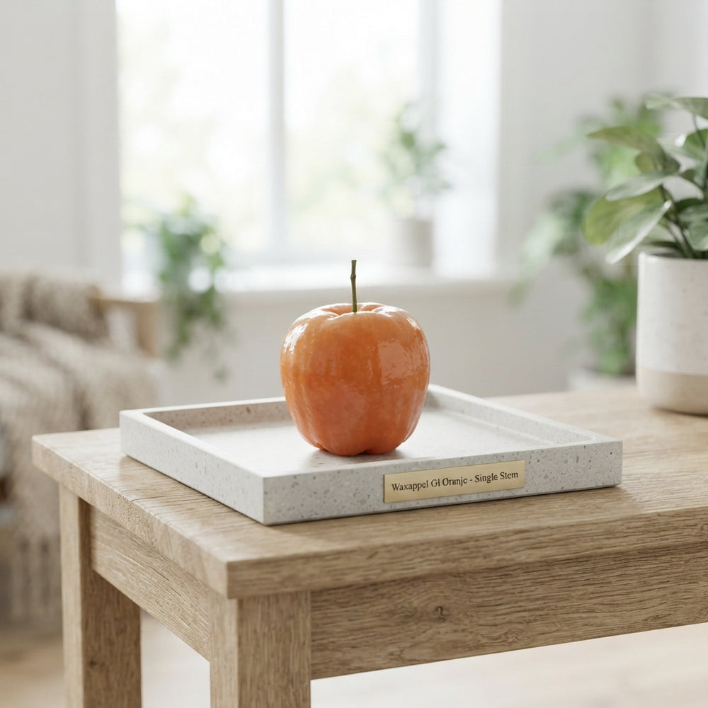 Orange Wax Apple Decorative Plant Display