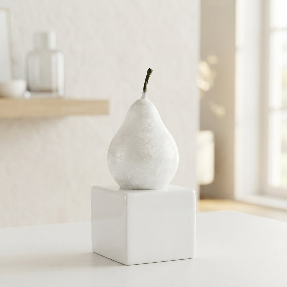 White Wax Flower Decorative Stems