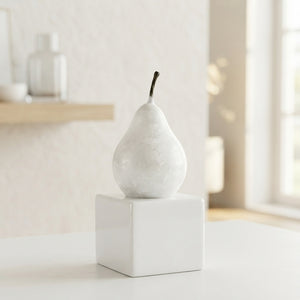 White Wax Flower Decorative Stems