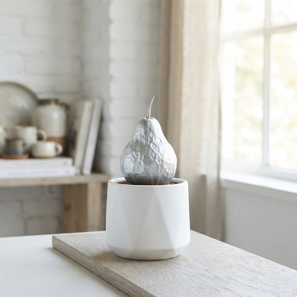 Silver Wax Flower Decorative Stems