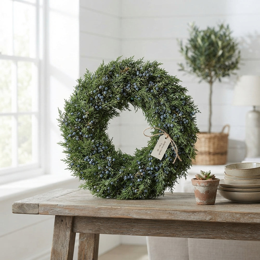 Juniperus Wreath – 30cm Mixed Colour