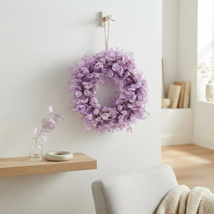 Lilac Dried Lunaria Wreath – 40cm
