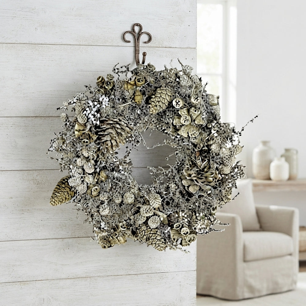 Mixed Fruit Wax Olive Wreath – 23cm