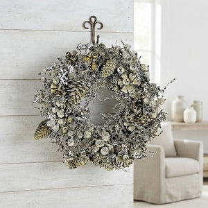 Mixed Fruit Wax Olive Wreath – 23cm
