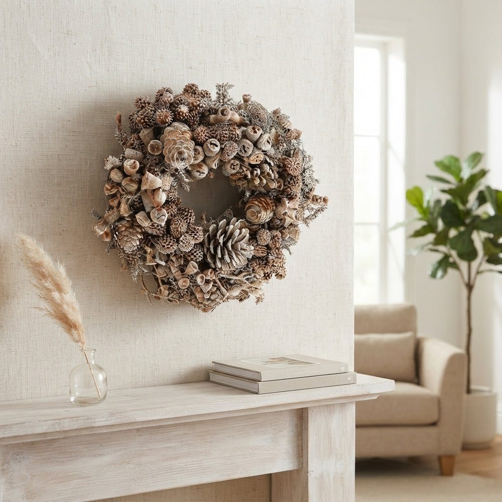 Mixed Fruit Wax Wreath – 23cm