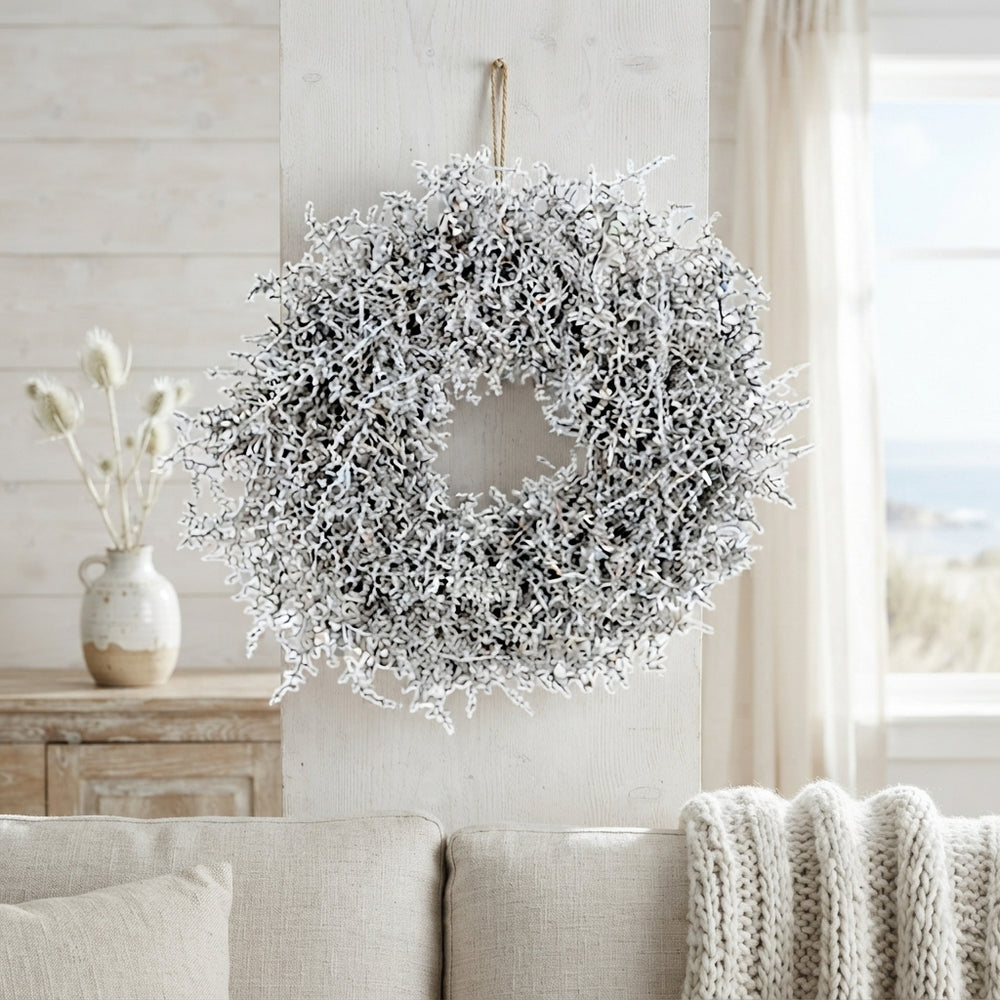 White Asparagus Wreath – 45cm