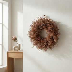 Bronze Asparagus Wreath – 45cm