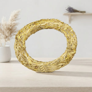 Natural Straw Wreath – 50cm