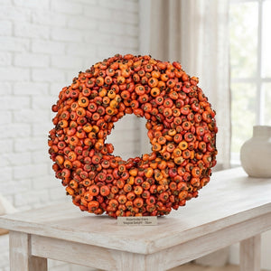 Orange Rosehip Wreath ‘Magical Delight’ – 35cm