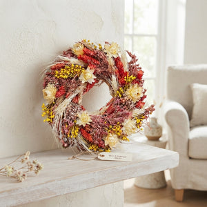 Orange Decorative Wreath – 20cm