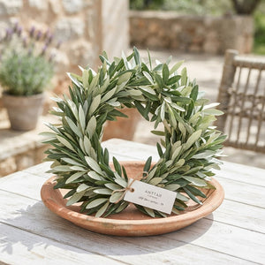 Mixed Colour Olive Wreath – 20cm