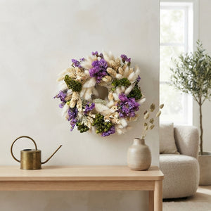 Lilac Decorative Wreath – 20cm
