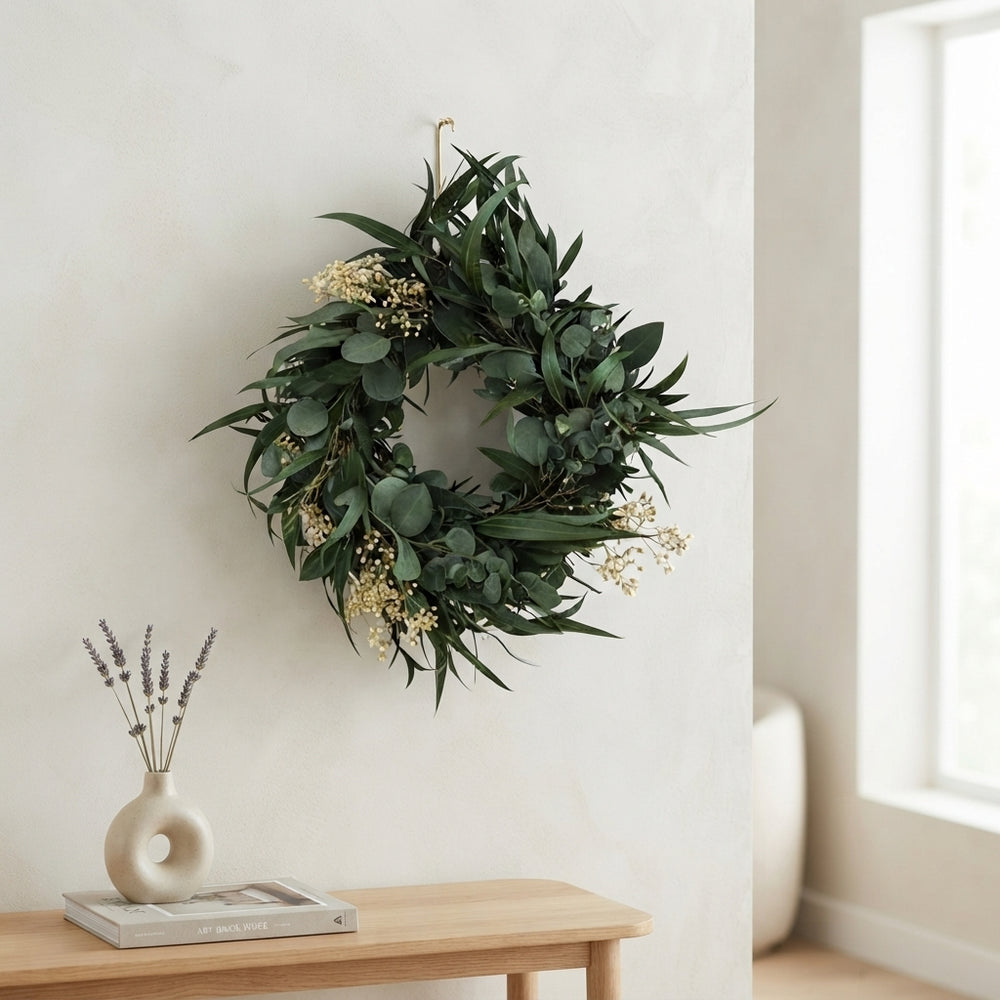 Green Eucalyptus Wreath – 30cm