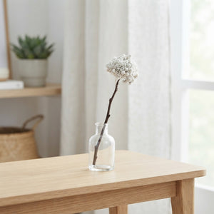 White Wax Flower Decorative Stems