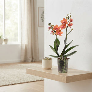 Phalaenopsis Orchid ‘Bolzano’ – 2 Stem, 9cm Pot