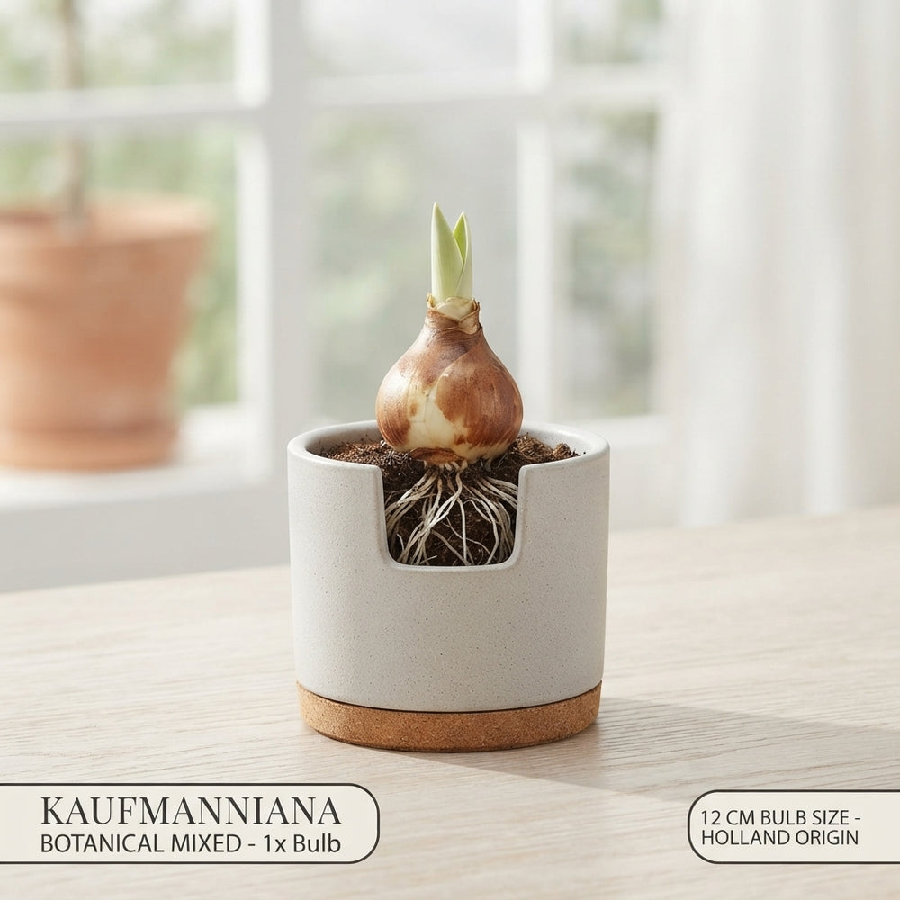 Tulipa kaufmanniana Botanical Mixed Flower Bulbs – Pack of 10