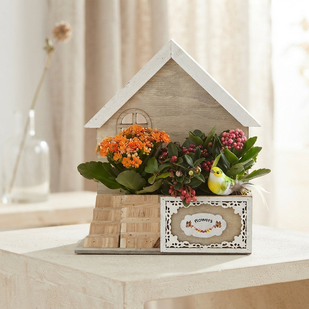 Mixed Colour Floral Arrangement