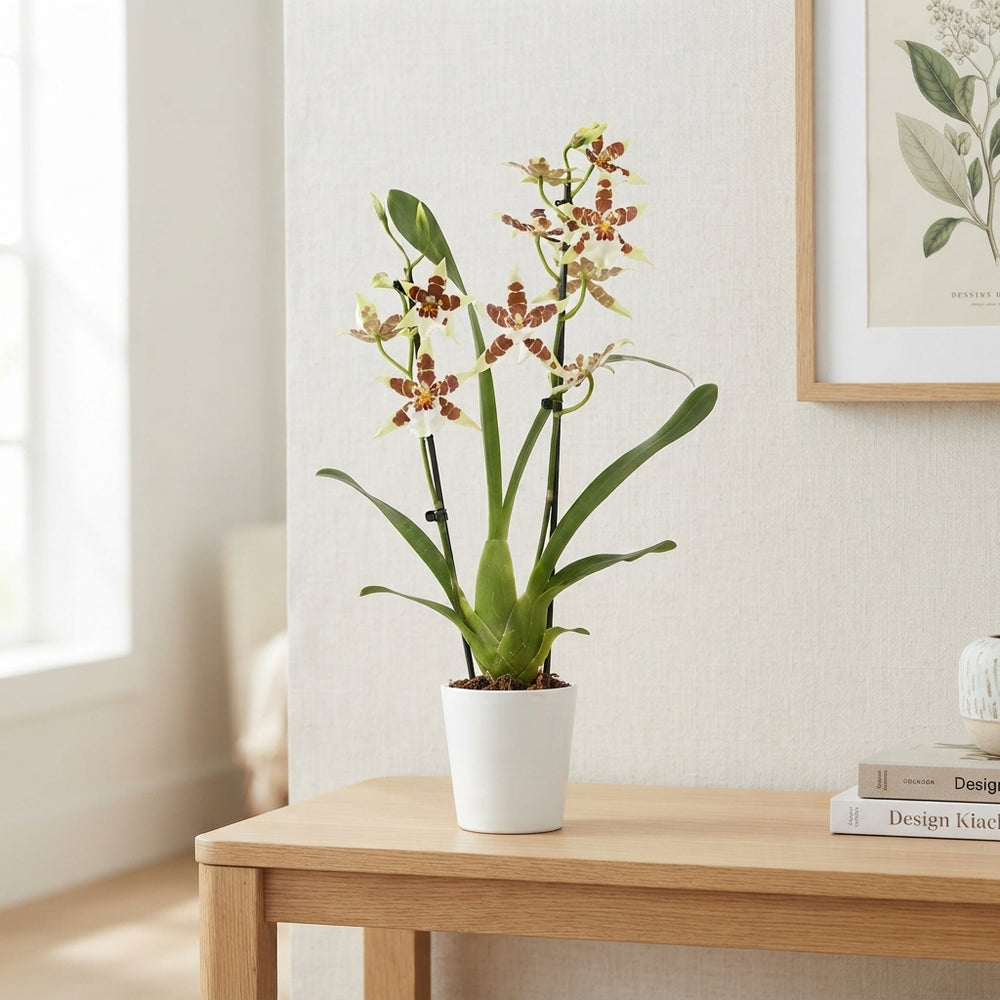 Mixed Cambria Orchid – 2 Spikes, 12cm Pot