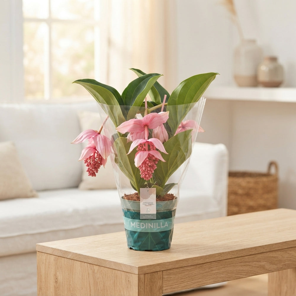 Pink Medinilla ‘Flamenco’ – 17cm Pot