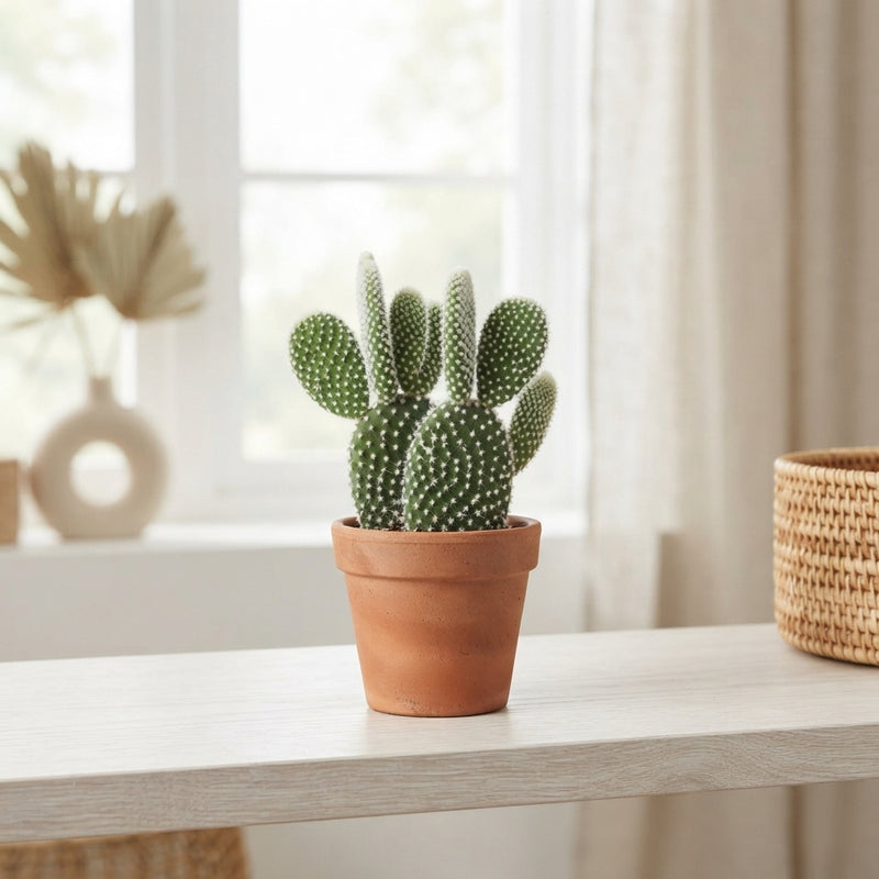 Polka Dot Cactus (Opuntia microdasys albispina) – 8.5cm Pot
