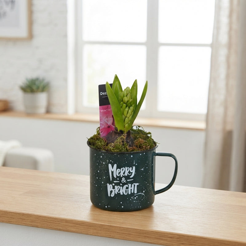 Coziness in a Mug Floral Arrangement – 8cm