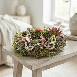 Red Floral Arrangement – 10cm Pot