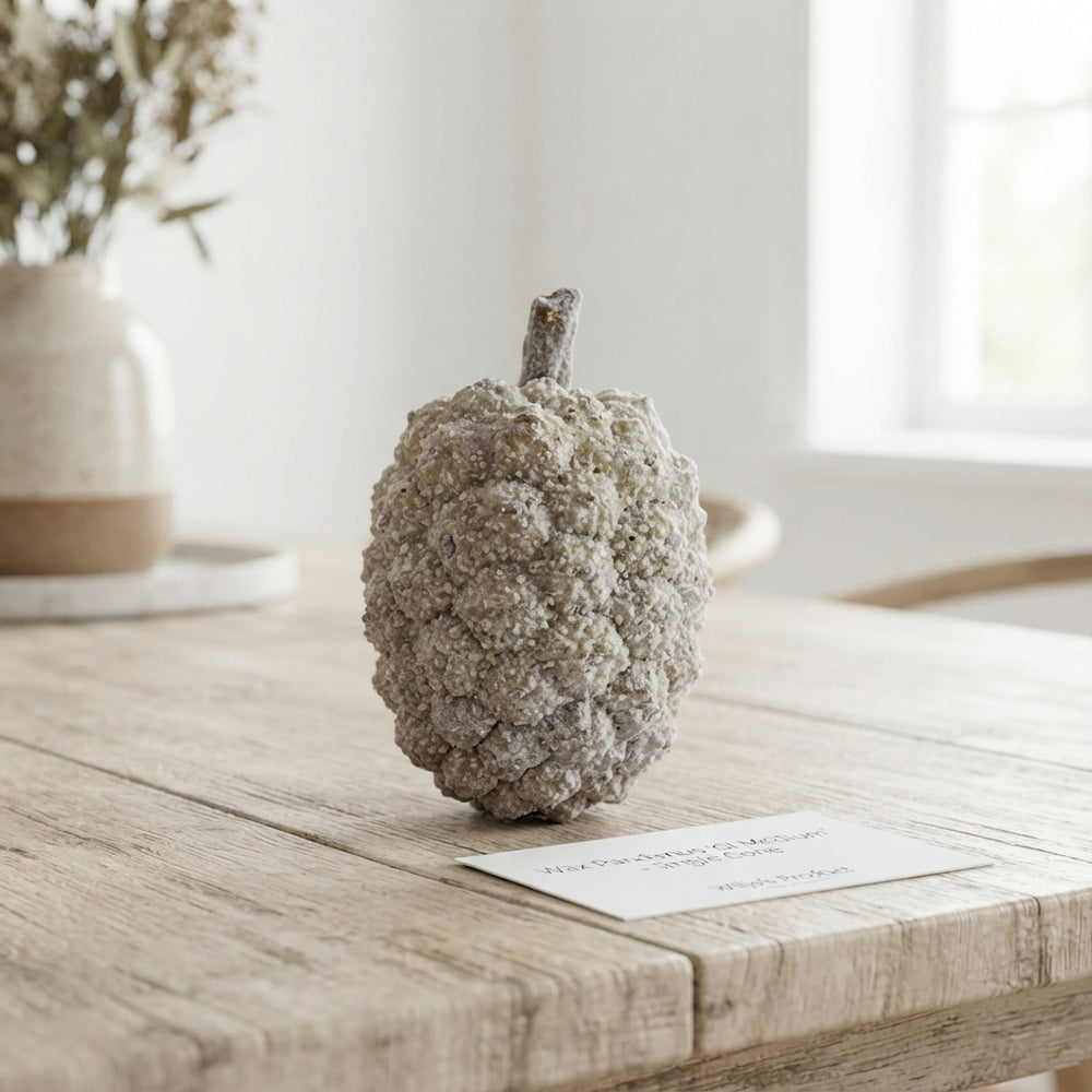 Waxed Pandanus Pine Cone Decoration