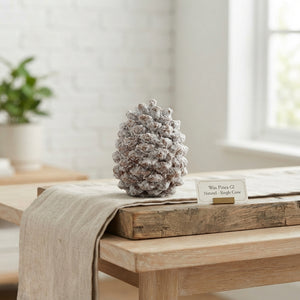 Natural Wax Pine Cone Christmas Decoration