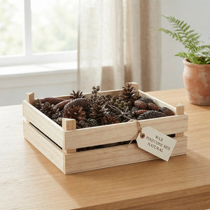 Natural Wax Pinecone Decoration