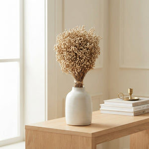 White Bleached Schinus Dried Foliage Bunch