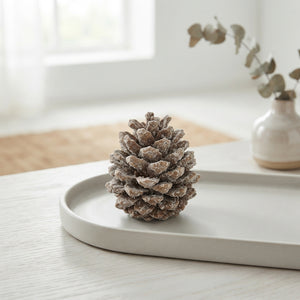Natural Wax Pine Cone Decorations – Pack of 15