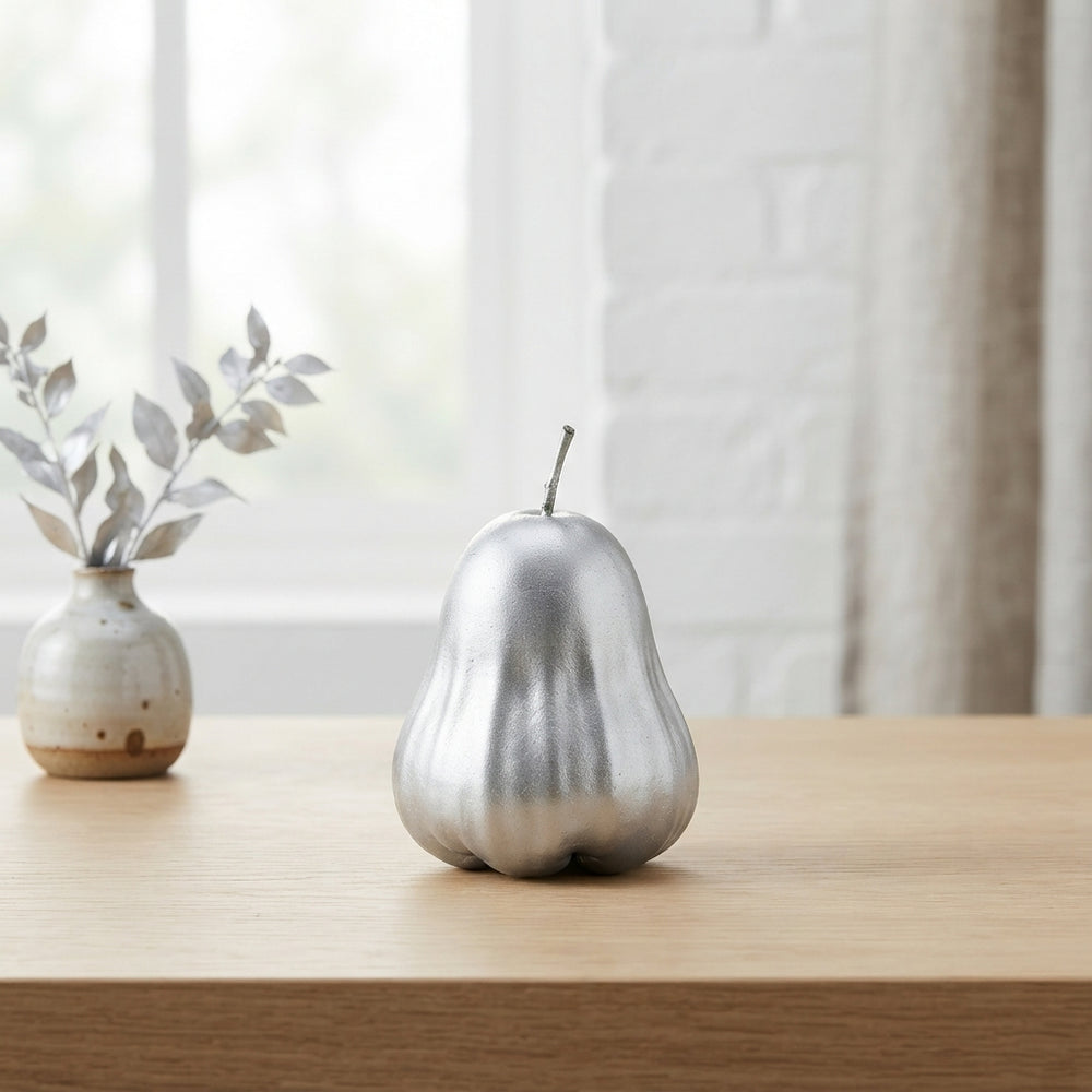 Silver Wax Apple Decorative Stem