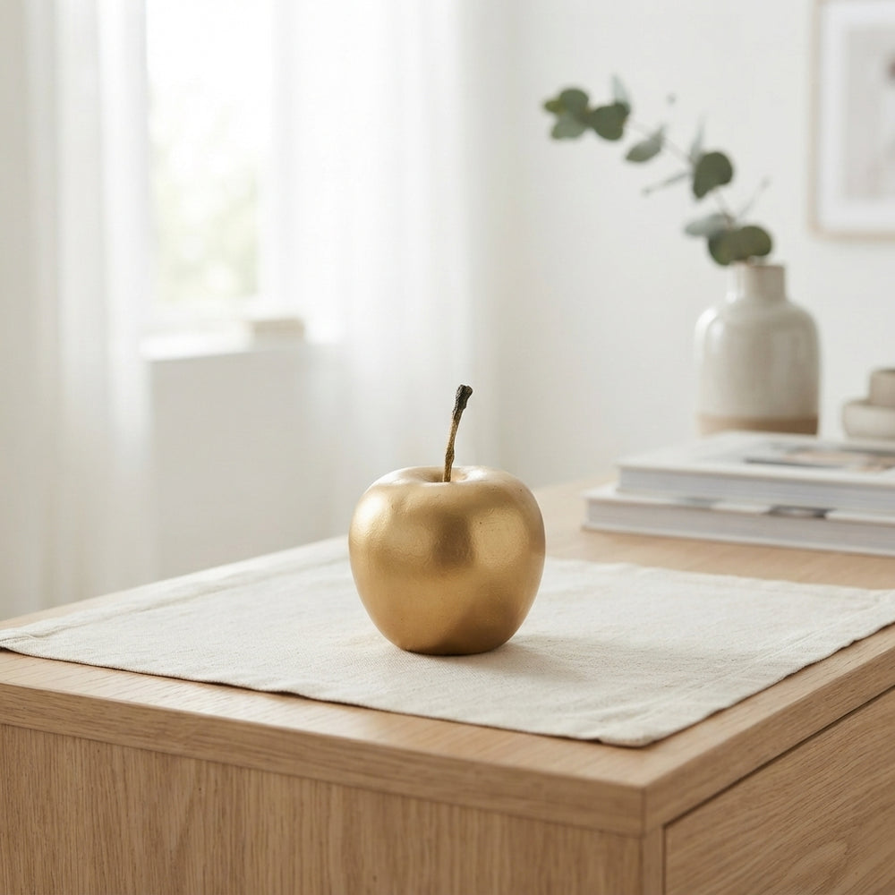 Gold Wax Apple Decorative Stems